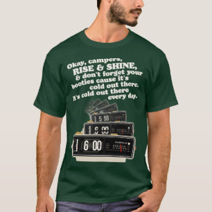 T-shirt Horloge d'alarme du jour de l'élévation et de la b