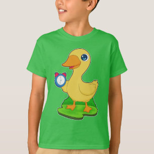 T-shirt Horloge d'alarme pour canard
