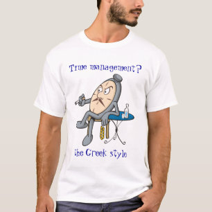T-shirt Horloge détendue