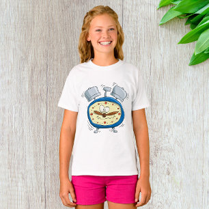 T-shirt Horloge Drôle D'Alarme Cartoon Quirky Se Réveiller