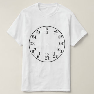 T-shirt Horloge horaire éthiopienne - Numéros Amhariques e
