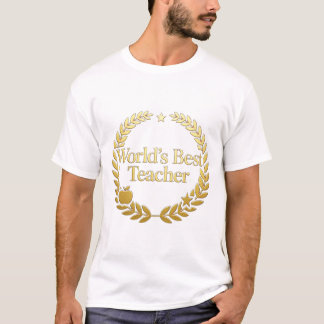T-shirt Horloge murale Couronne de laurier dorée pour le m