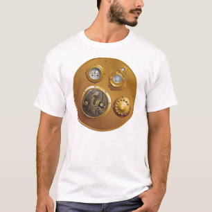 T-shirt Horloge Steampunk