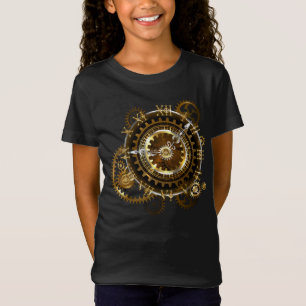T-Shirt Horloge Steampunk avec des engrenages anciens