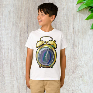 T-shirt Horloge vintage d'alarme or Retro Timepiece