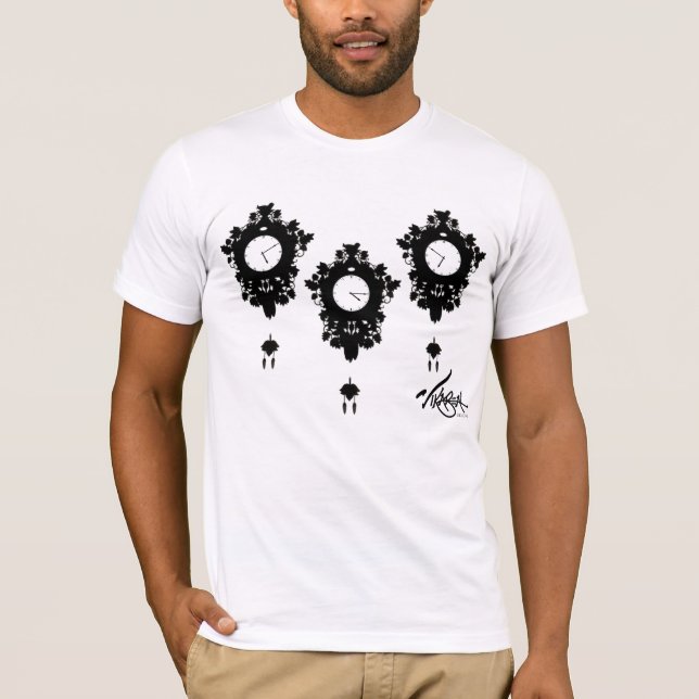 T-shirt Horloges de Vikareal (Devant)