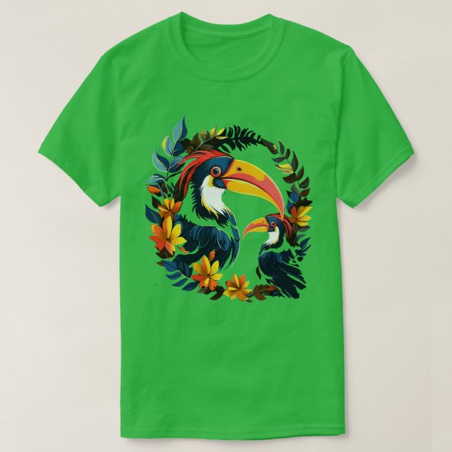 T-shirt Hornbill Fête des mères (Design devant)
