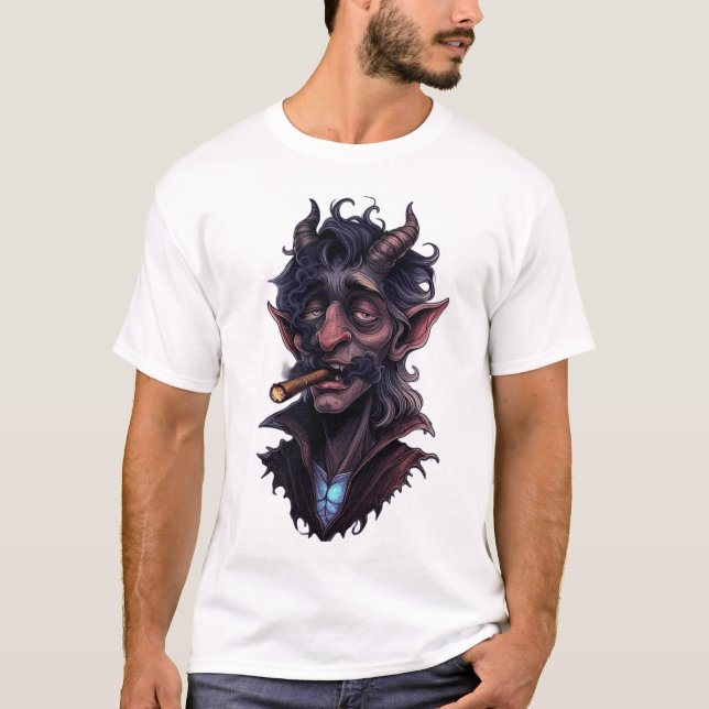 T-shirt Horned Mystical Ghoul (Devant)