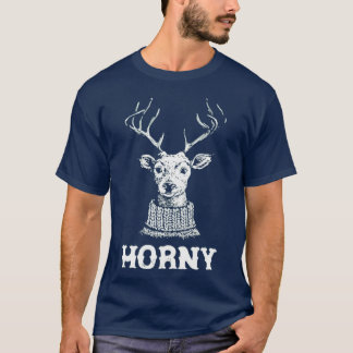 T-shirt Horny Reindeer