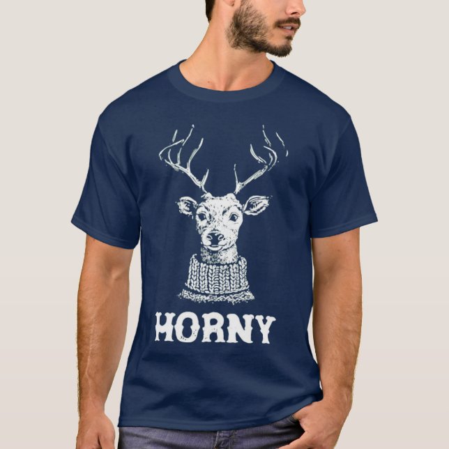 T-shirt Horny Reindeer (Devant)