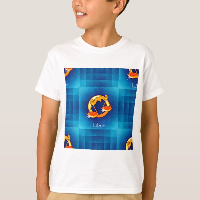 T-shirt horoscope de libra (Devant)
