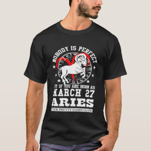 T-shirt Horoscope du zodiaque Bélier pour les femmes homme