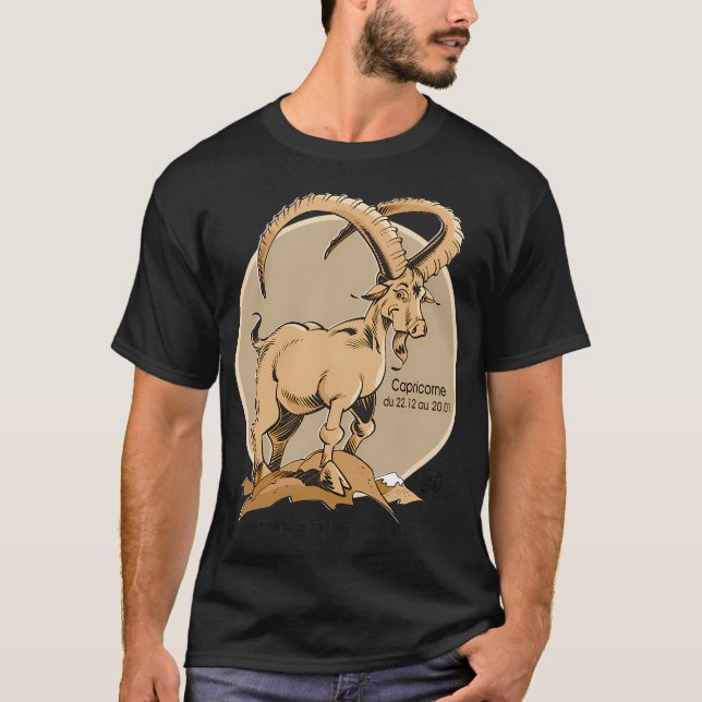 T-shirt horoscope homme capricorne (Devant)
