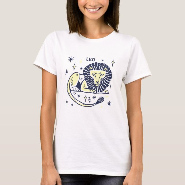 T-Shirt Horoscope Lion Lion (Devant)
