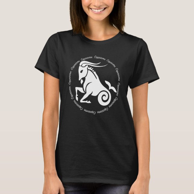 T-shirt Horoscope Zodiaque Capricornes (Devant)