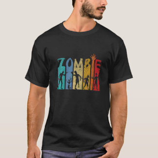T-shirt Horreur de zombie Halloween Cadavre Mort-vivant Zo