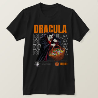 T-shirt Horreur d'Halloween 2024, Dracula collecte des bon