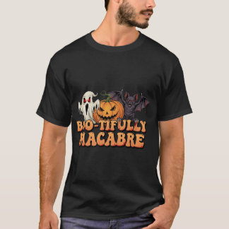T-shirt Horreur d'Halloween Macabre Boo-tiful 3