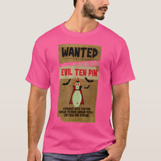 T-shirt Horreur Recherché Mort S Ou Alive Mal Dix Pin 10 F