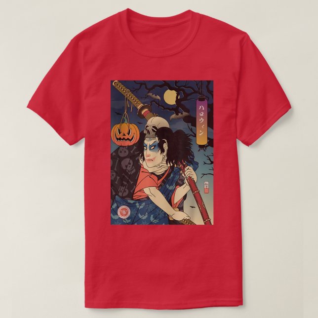 T-shirt Horreur Samurai Joke Clown Décès (Design devant)