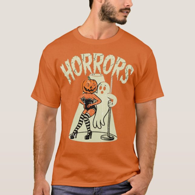 T-shirt Horreurs d'Halloween (Devant)