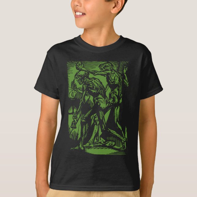 T-shirt Horreurs sans fin des mineurs morts pour Halloween (Devant)