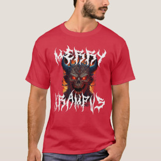 T-shirt Horror Dmoneufel Frau Kramperl Outfit Maske Merry 