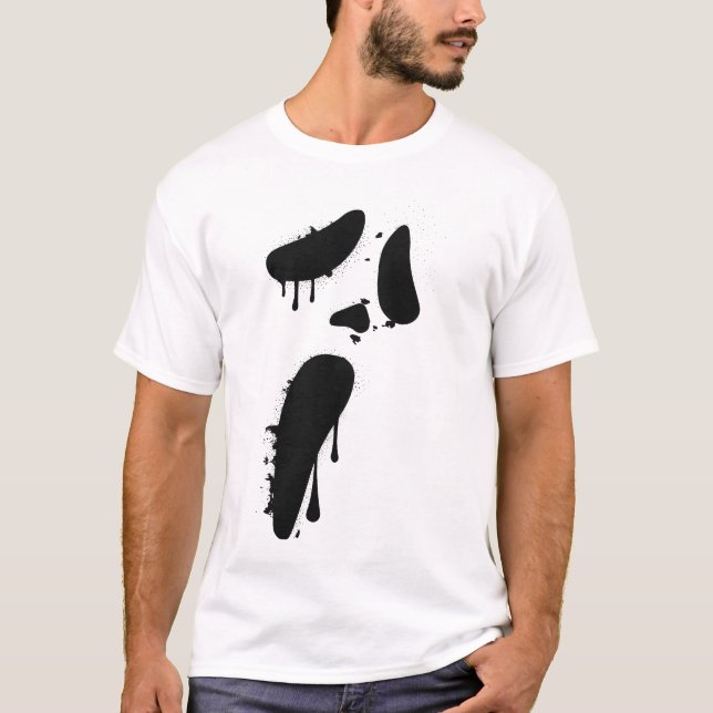T-shirt Horror Movie Blood Drip Marks (Devant)