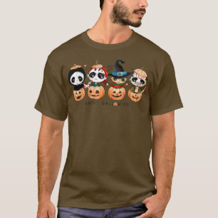 T-shirt Horror Movie Chibi Halloween Personnages Iconic Mo