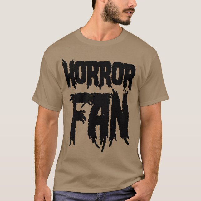 T-shirt Horror Movie Fan Horror Fan boy (Devant)