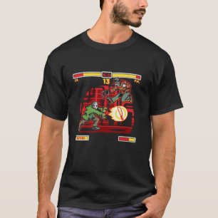 T-shirt Horror Movie jeu vidéo Lazy Halloween Costume amus