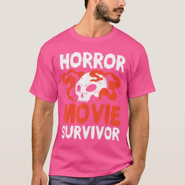 T-shirt Horror Movies Scary Film Lovers Halloween Fanshril (Devant)