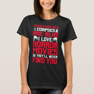 T-shirt Horror Movies Thriller Halloween Fans Scanner Film