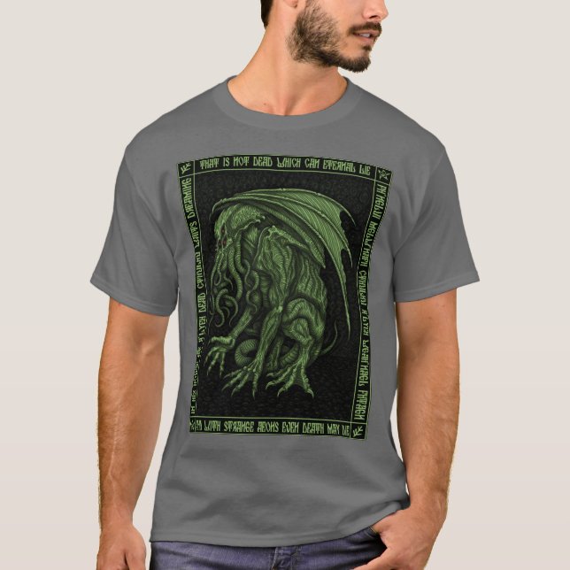 T-shirt Horror of Cthulhu Azhmodai 2020 (Devant)