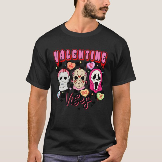 T-shirt Horror valentines retro Valentineu2019s Day Valent (Devant)