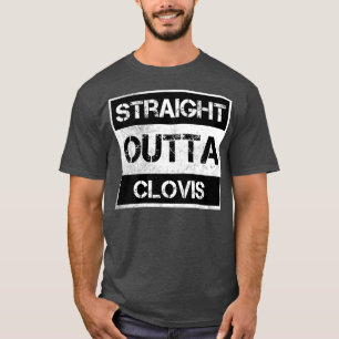 T-shirt Hors de Clovis Californie Vintage Distresse