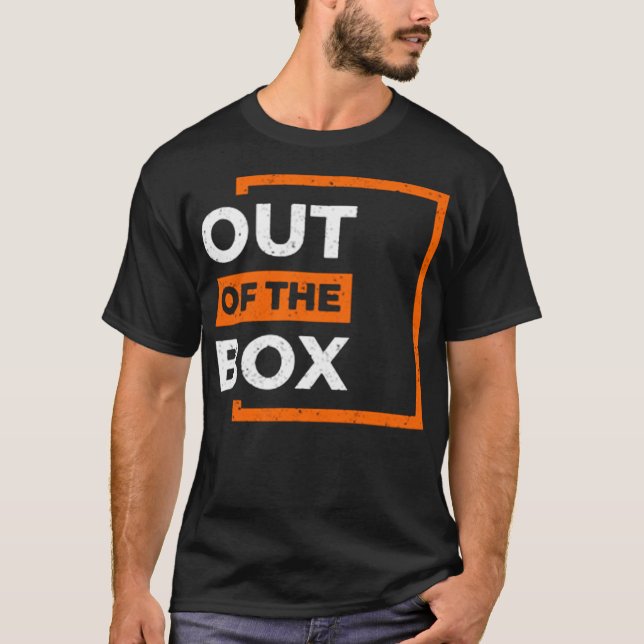 T-shirt Hors de la boîte (Devant)
