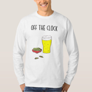 T-shirt HORS DE L'HORLOGE, BOIRE EN PAIX (manches longues)