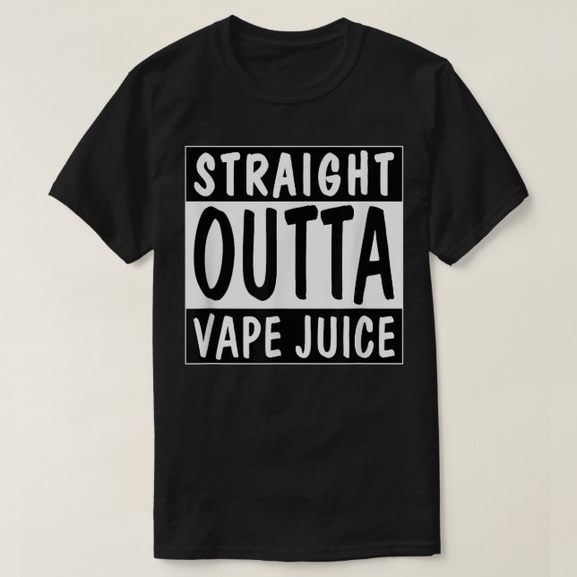 T-shirt Hors droit Vape Jus Vaping Nuages (Design devant)