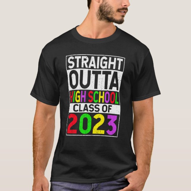 T-shirt Hors du lycée 2023 (Devant)
