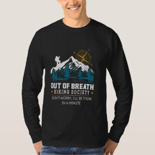 T-shirt Hors du souffle Randonnée Société Tee Randonnée de