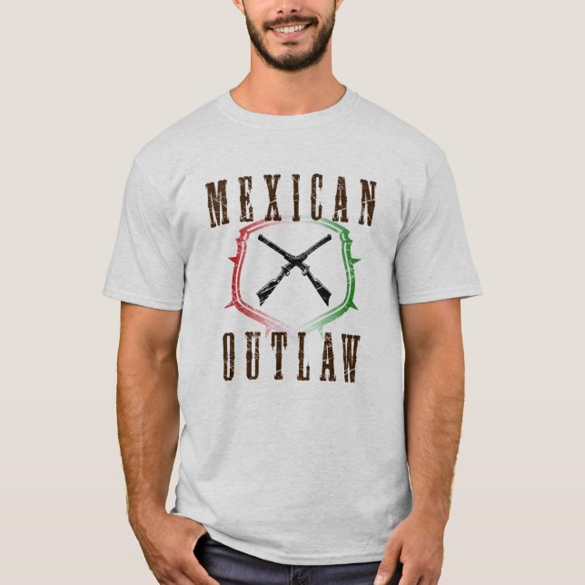 T-shirt Hors-la-loi mexicain (Devant)