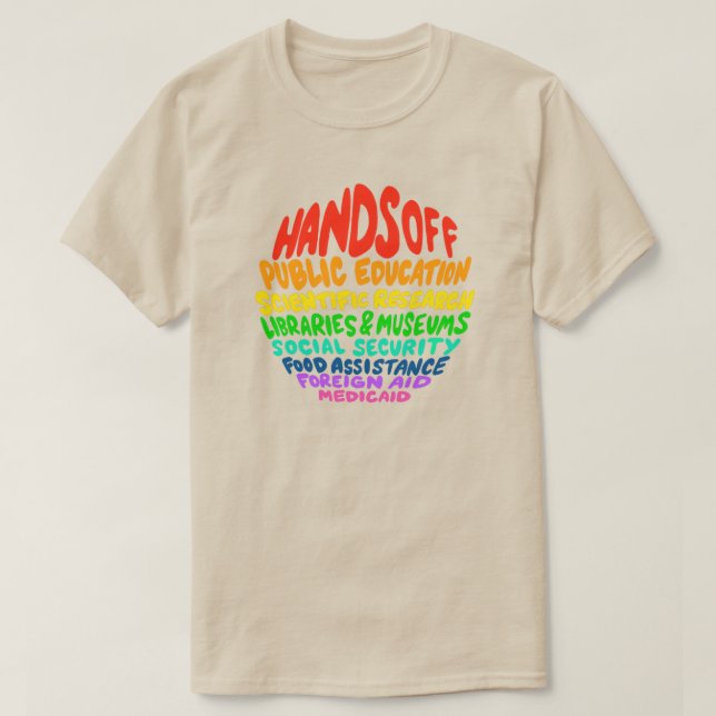 T-shirt Hors main (Design devant)