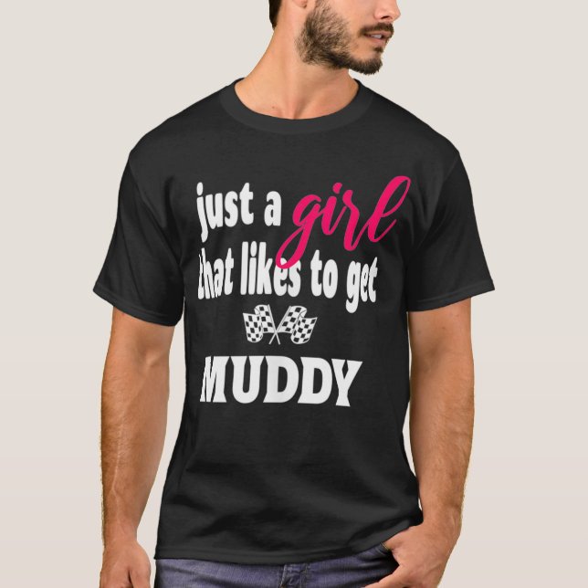 T-shirt Hors Route Boue Coulée Boue Bogue  (Devant)