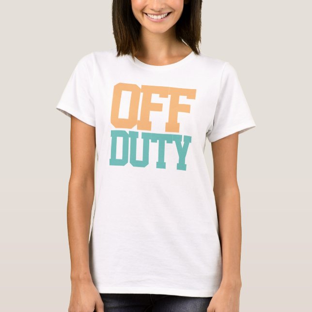 T-shirt hors service (Devant)