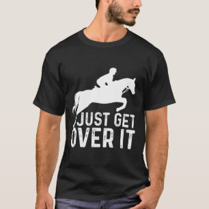 T-shirt Horse anglaise Riding Hunter Jumper Girl Horseback