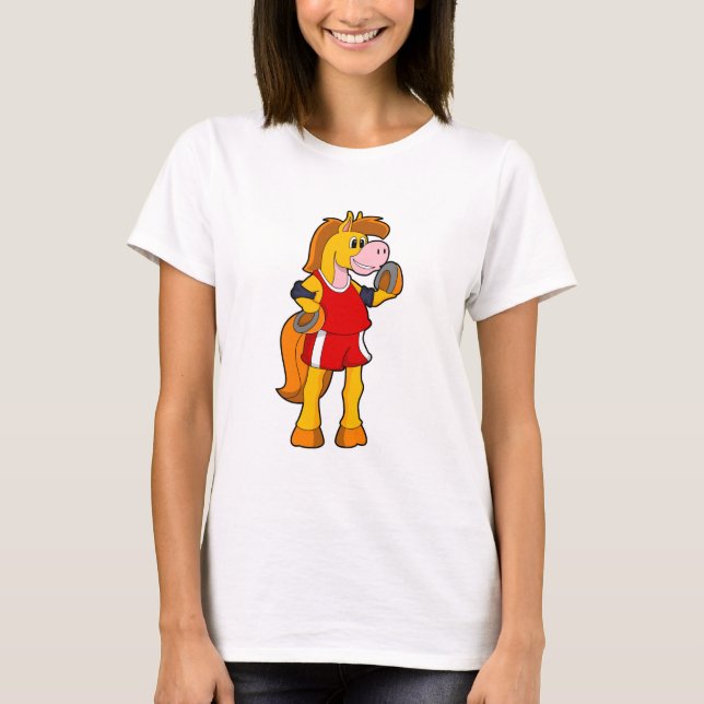 T-shirt Horse as Runner (Devant)