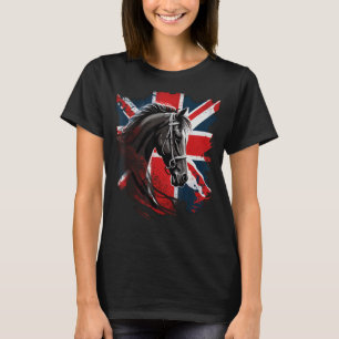 T-shirt Horse britannique sur le cheval Grande-Bretagne