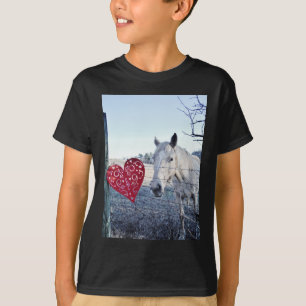 T-shirt HORSE coeur Valentine