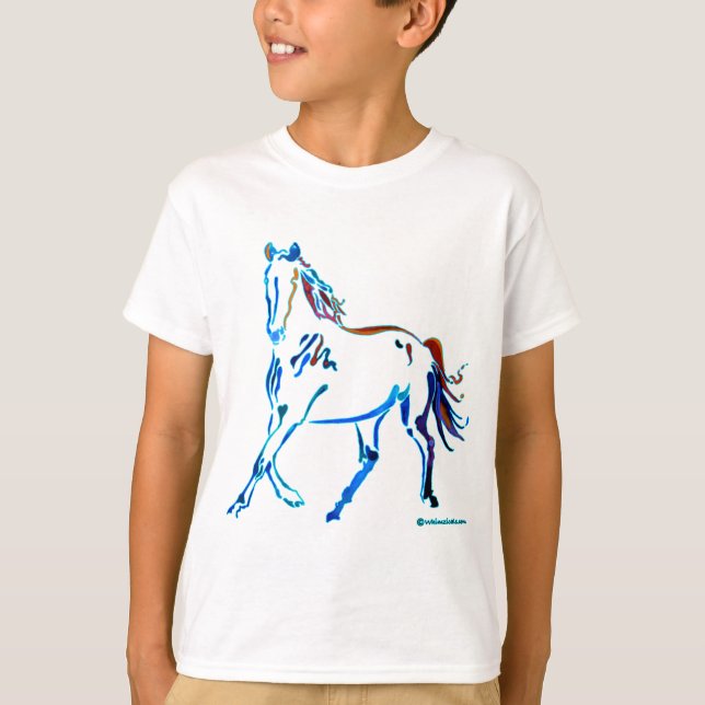 T-shirt Horse de Many Colors (Devant)